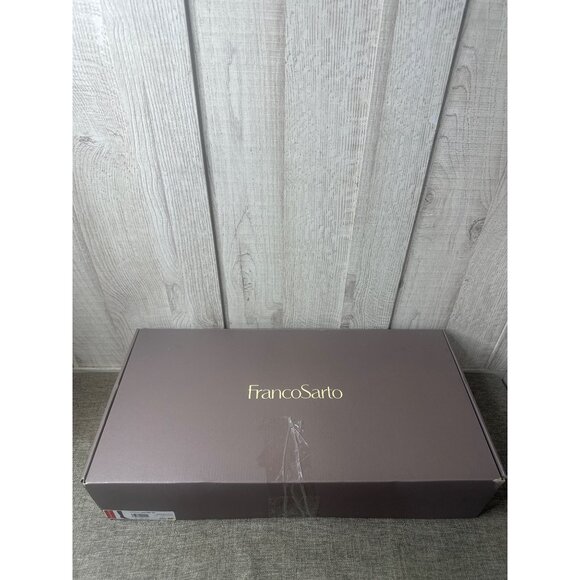 Franco Sarto Womens Sz 6.5 Lyla Wide Calf Zip Gray Knee High Boots Pointed Toe - Picture 12 of 12